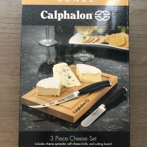 Calphalon 3 piece cheese set.